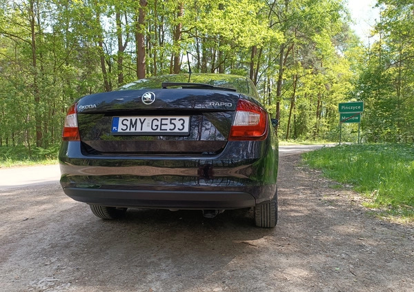 Skoda RAPID cena 38900 przebieg: 144000, rok produkcji 2019 z Koziegłowy małe 121